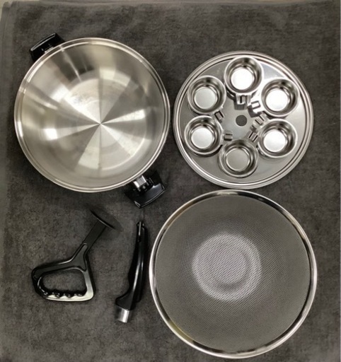 極美品 ロイヤルクイーン 大鍋付属品セット