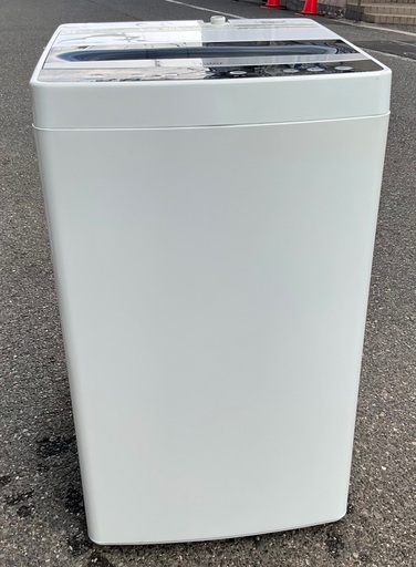 【RKGSE-667】特価！ハイアール/Haier/4.5kg/全自動洗濯機/JW-C45D/中古/2019年製/当社より近隣地域無料配達