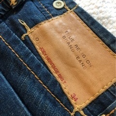 True Religion brand jeans Joey heritage big T row27 seat34