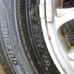 トヨタ純正アルミ 15*6JJ +58 PCD:114.3 ＆ GOOD YEAR EAGLE LS EXE 195/65R15 5Ｈ　4本セット