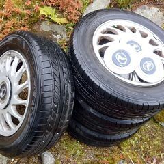 トヨタ純正アルミ 15*6JJ +58 PCD:114.3 ＆ GOOD YEAR EAGLE LS EXE 195/65R15 5Ｈ　4本セット