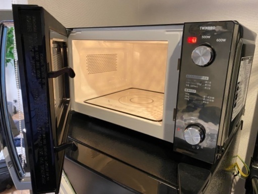 電子レンジ　フラット　ほぼ新品