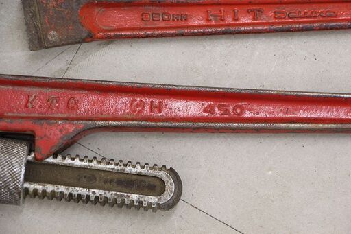 パイプレンチ コーナーレンチ チェーンレンチ 7点まとめて (HD1188wY)