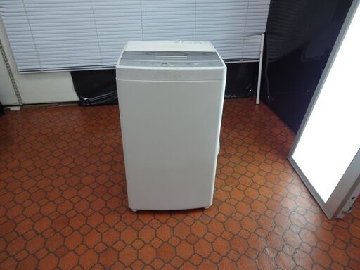 ID 995136 　洗濯機　アクア4.5Kg　２０１８年製　日焼け有　AQW-S45G(W)