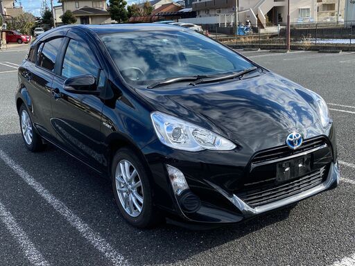 H28年式 トヨタ アクア Aqua 黒 ブラック Nhp10 Etc トヨタ純正ナビ W66 Flhtctc 岩倉のアクアの中古車 ジモティー