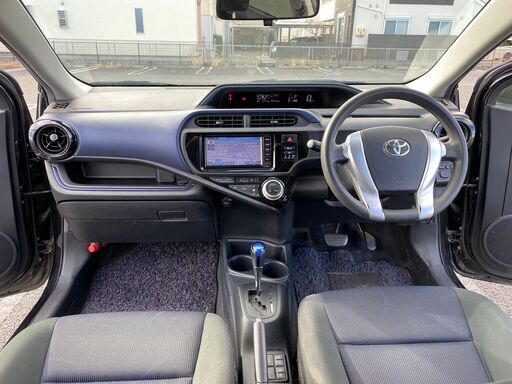 H28年式 トヨタ アクア Aqua 黒 ブラック Nhp10 Etc トヨタ純正ナビ W66 Flhtctc 岩倉のアクアの中古車 ジモティー