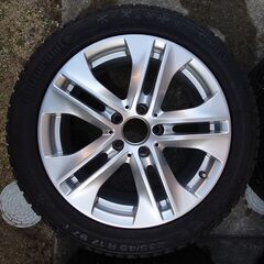 メルセデスベンツ　Eクラス　W212　純正ホイール　スタッドレスタイヤおまけ 17インチ　PCD112 オフセット＋45　4本セット
