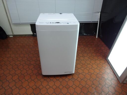 ID 995097　洗濯機　ハイセンス4.5Kg　２０２１年製　HW-T45D