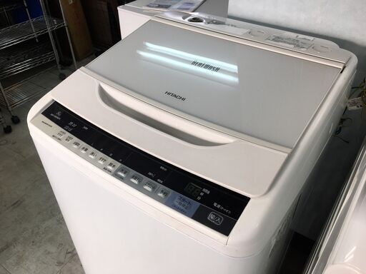 洗濯機の分解クリーニング行っています！配送設置込み！！日立8.0Kインバーター洗濯機　2017年製　分解クリーニング済み！！！