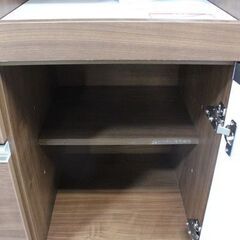 古賀家具 ハイカウンター セイント 幅120 ソフトクローズ モイス ブラウン レンジボード KOGA 食器棚 中古家具 店頭引取歓迎 R5022)