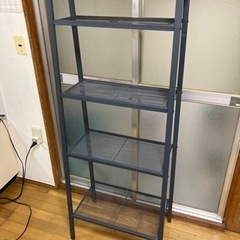 【無料】IKEA ユニットシェルフ（ダークグレー）