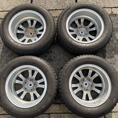 ☆スタッドレスタイヤ＆アルミホイール／１５×６Ｊ　１９５／６５Ｒ１５　P.C.D　１１４．３☆