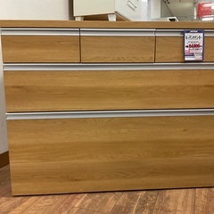 松田家具 2面レンジボード ハイトップモイス付き No.2567○ ※現金 