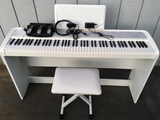 □KORG コルグ B1 電子ピアノ 88鍵 2019年製□木製スタンド イス