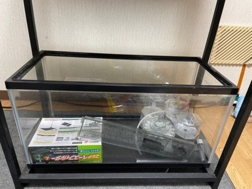 60cm水槽 60cmスリム水槽 水槽台 フィルターなど Kin 中巨摩のその他の中古あげます 譲ります ジモティーで不用品の処分