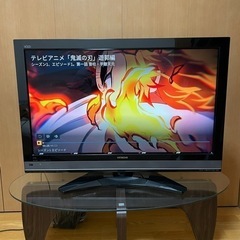 【ネット決済】【値下げ】日立　液晶テレビ　wooo 37型　HD...