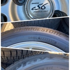 ✳️🌟✳️2020年製　ブリヂストンPlays サマータイヤ✳️🌟✳️ 軽自動車等‼️配送無料‼️165/70R14 DIOSアルミ※配送可能エリア有。