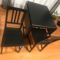 【IKEA】ダイニングチェアテーブルセット◆ダイニングテーブル◆...