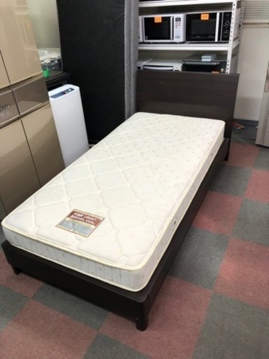 シングルベッドマットレスセット⁉️大阪市内配達組み立て無料⭕️保証付き