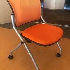 超美品【テーブルと椅子6脚セット】ミーティングテーブルセット 会議テーブル 会議机 テーブル チェア セット 椅子 イス