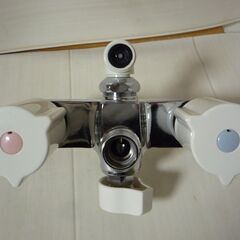 ☆KVK KF14EF2 台付2ハンドル洗髪シャワー13 逆止 洗面台用◇