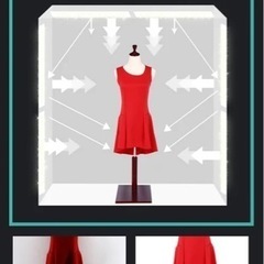 撮影ボックス200×120cm撮影スタジオ 480個LEDランプビーズ 3色背景付き