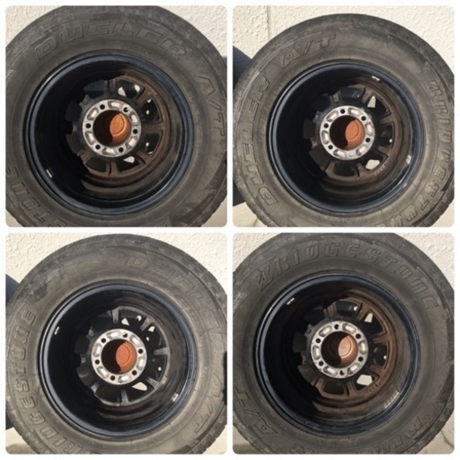 RADIANCE ラディアンス デイトナR-2 15x6J 6Ｈ +30 PCD 139.7 ハブ径 110ｍｍ グランビア等 アルミホイール4本セット