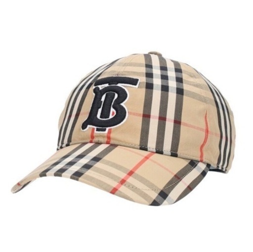美品 バーバリーロンドン ベースボールキャップ イタリア製 帽子 チェック