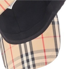 美品 バーバリーロンドン ベースボールキャップ イタリア製 帽子 チェック