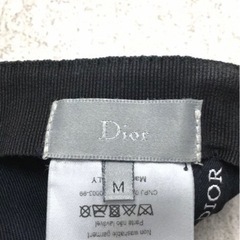 美品 Dior HOMME ディオールオム ベースボールキャップ ブラック 黒