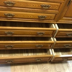 【リサイクルサービス八光　田上店　配達・設置OK】平井木工株式会社　新宮殿ナラ　桐製タンス