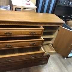 【リサイクルサービス八光　田上店　配達・設置OK】平井木工株式会社　新宮殿ナラ　桐製タンス