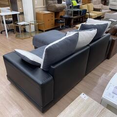 2人掛けカウチソファ クッションソファ ニトリ Sタイプキングダム3KD 幅204cm 定価・106,791円💳自社配送時🌟代引き可💳※現金、クレジット、スマホ決済対応※