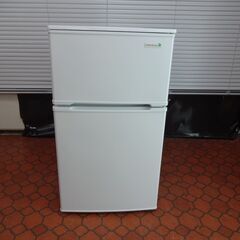 ID 993884　冷蔵庫　２ドア　ヤマダ90L　２０１８年製　YRZ-C09B1