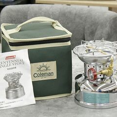 極美品 点火痕無 Coleman/コールマン 100周年記念 限定モデル シングルストーブ 502A428J センテニアル キャンプ アウトドア ケース付