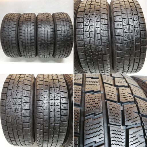 スタッドレス・ホイール 4本＞ 185/65R15 ダンロップ ウィンター 