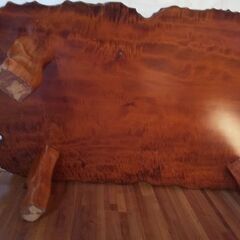 #最高級座卓、#天然無垢１枚板。