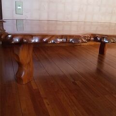 #最高級座卓、#天然無垢１枚板。