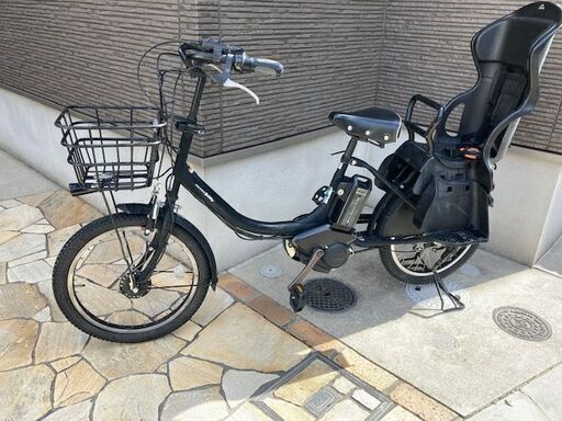 バッテリー最高レベル！8.7AhYAMAHA　ヤマハ　パスバビー　 電動自転車　子供乗せ　3人乗り　20インチ 　118②