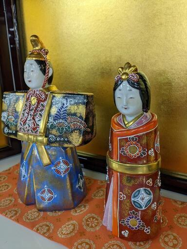 立ち雛 雛人形 木箱付き 昭和30年 立雛 ひな人形 ☆ 札幌市 豊平