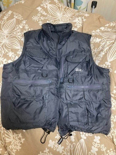 【値下げ】STUSSY ダウン　ベスト