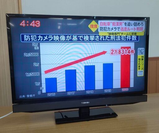 【値下】東芝 レグザ 32S5 リモコン付 液晶テレビ 32型 TOSHIBA REGZA