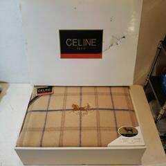 ☆未使用品☆ CELINE セリーヌ ラムMIX 純毛毛布 14...