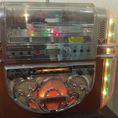WINTECH 小型ジュークボックス(CD、AM・FMラジオ)　...