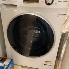 【ネット決済・配送可】アクア　ドラム式洗濯機　AQUA AQW-...