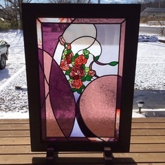 ステンド グラス パネル