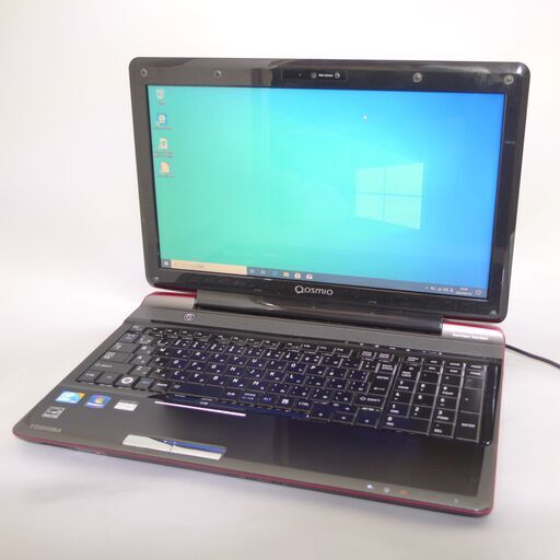 新品SSD レッド ノートパソコン 15.6型 TOSHIBA 東芝 V65/87MYD 中古美品 Core i5 4GB Blu-ray 無線 Wi-Fi カメラ Win10 Office有