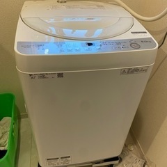 シャープ　洗濯機　2018年式　実働確認　
