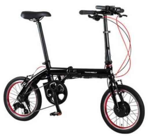 ﾄﾗﾝｽﾓﾊﾞｲﾘｰ電動自転車NEXT163  折りたたみ  バッテリー2個付  ほぼ新品