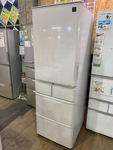 【愛品館市原店】シャープ 2018年製 412L 5ドア冷蔵庫 SJ-P411D-H 【愛市IR】